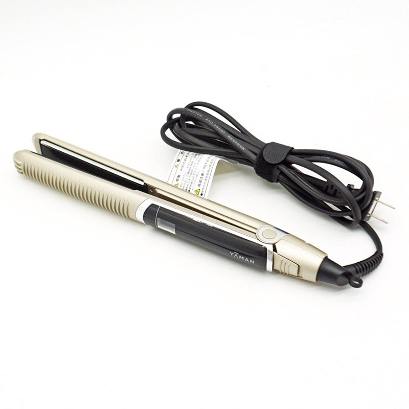 YA-MAN ヤーマン スムースアイロンフォトイオン プラス ゴールド YJHB6N ヘアアイロン 保水ヘアアイロン ヘアーアイロン クリスマス 誕生