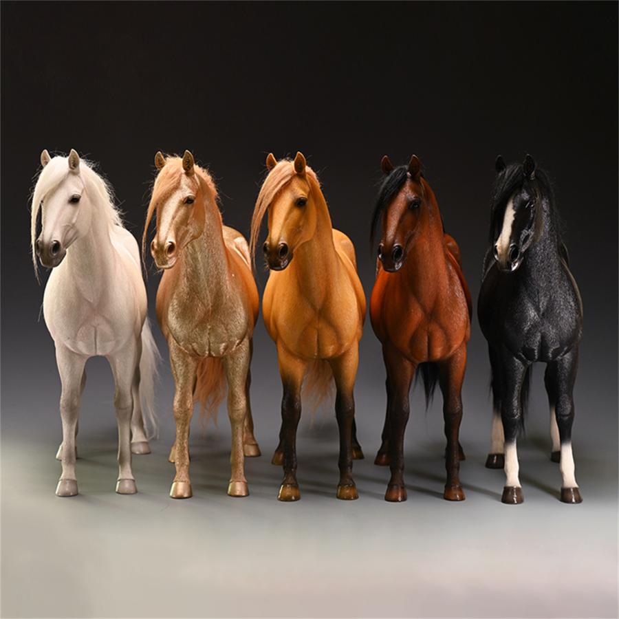 JXK 1/6 サイズ ダッチウォームブラッド オランダ温血馬 馬具付き ホース 馬 競走馬 動物 リアル フィギュア プラモデル プレミアム 模型 Dutch Warmblood