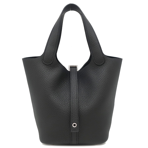 エルメス HERMES ハンドバッグ ピコタンロックPM トリヨンクレマンス ブラック シルバー金具 新品 未使用 黒 K刻印（2025年製） 【箱】【中古】