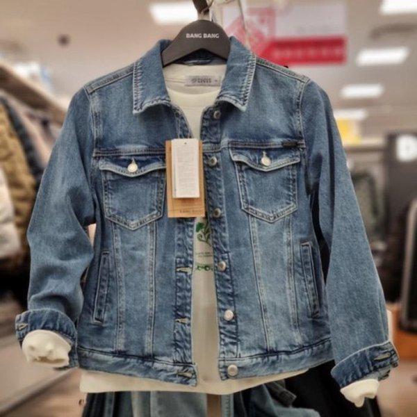 HC21 春の女性用ベーシックライクラデニムジャケット NULD11 (30317882)