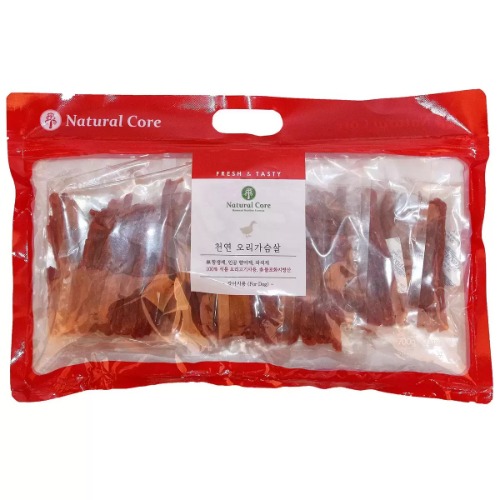 ナチュラルコア天然アヒル胸肉700gペット犬子犬愛犬栄養スナックアヒルジャーキー簡単な小包
