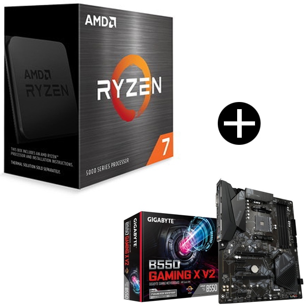 国内正規品 Ryzen 7 5700X W/O Cooler CPU + GIGABYTE B550 GAMING X V2 マザーボード セット