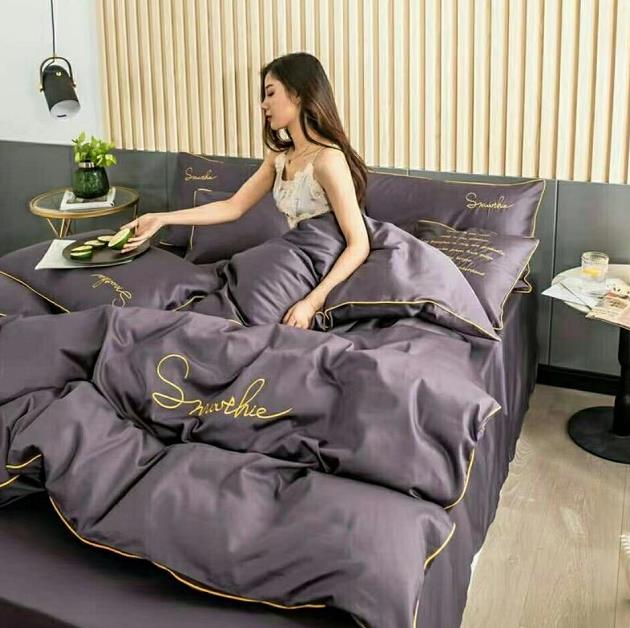 Hot!!!寝具カバー シンプル 4点セット 掛け布団カバー シングル セミダブル ベッド用品 布団セット 布団カバー 新生活 おしゃれ 枕カバー ボックスシーツ 可愛い