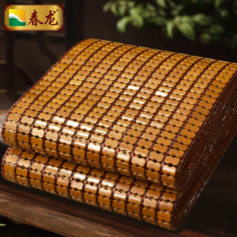 Chunlong Summer Classic Mahjong Seat 1.5 Mahjongシート1.8メートルダブルベッド竹の竹の座席折りたたみ