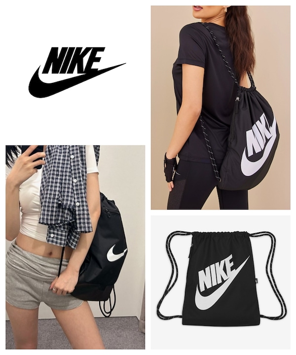 Qoo10 NIKE ヘリテージ ジムサック バケットバッグ
