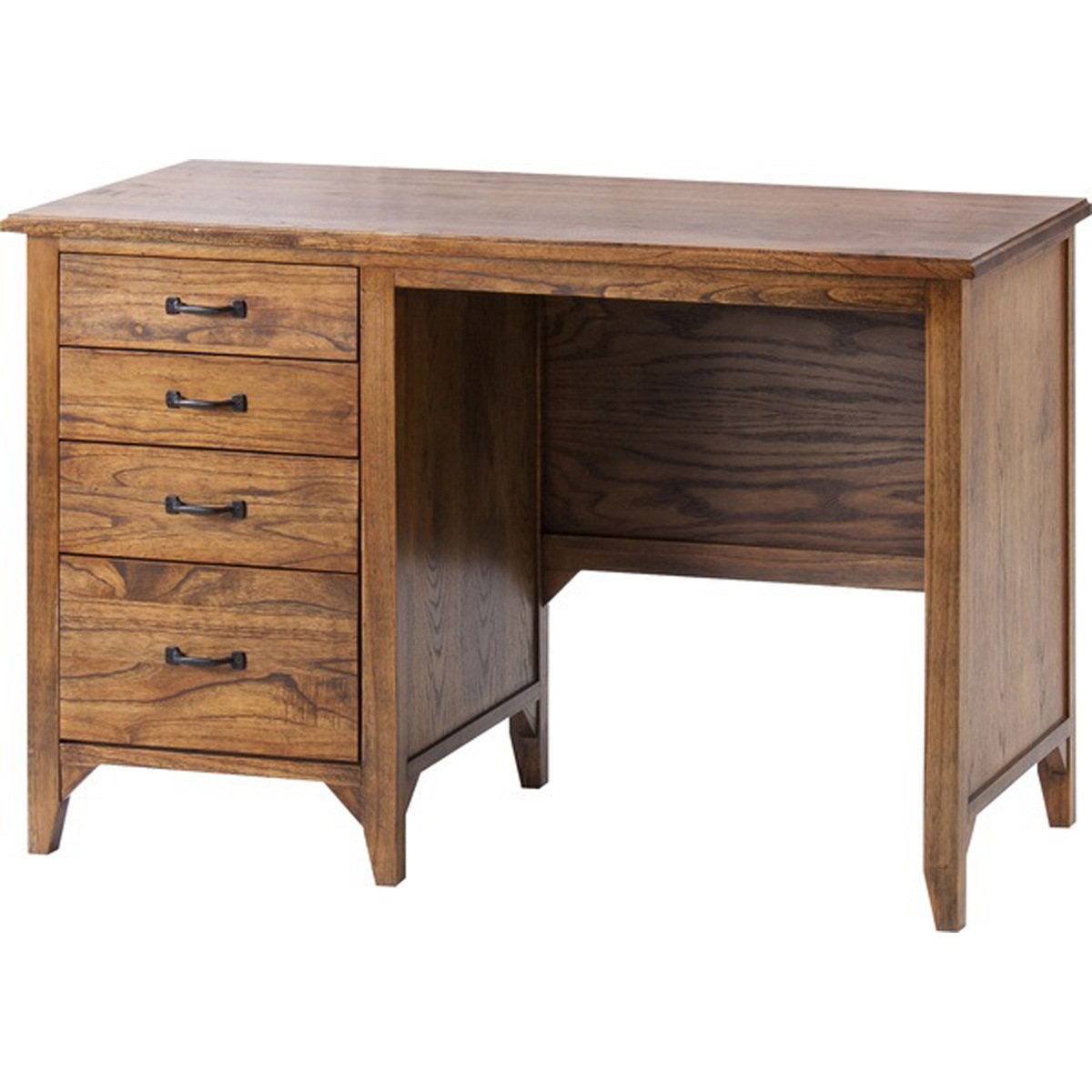 ティンバー デスク 天然木 ミンディ ラッカー塗装