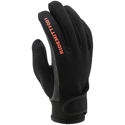 他サイト： D67980 RIDEMITT #001 ネオプレングラブシャークスキン グローブ ブラック Lの商品画像