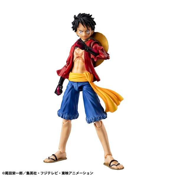 メガハウス ヴァリアブルアクション Heroes ONE PIECE モンキー・D・ルフィ 武装色の覇気Ver. フィギュア VAHル フィブソウシヨクノハキVer