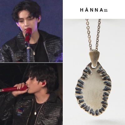 Qoo10] HANNA543 bts V着用 N502 シルバーネック : 腕時計