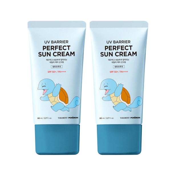 ベルマン ポケモン UV 日焼け止め (ゼニガメ) 80ml x 2個