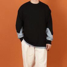 WBAオーバーフィット配色スウェットシャツ