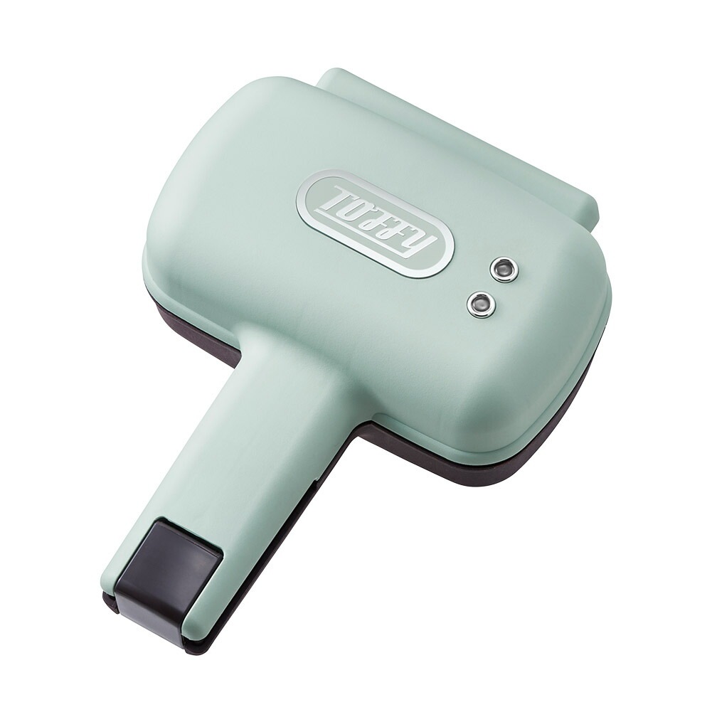 Toffy ハーフホットサンドメーカー 電気 ハーフ 食パン 1枚焼き コンパクト ソロ シングル ホットサンド 1枚 K-HS3 かわいい レトロカラー 朝食 ブランチ ランチ おうちカフェ おやつ