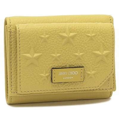 Qoo10] ジミーチュウ 三つ折り財布 ビール ミニ財布 イエロー : バッグ