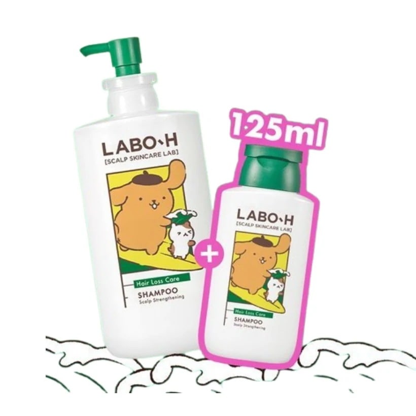 [25SSNew] 頭皮強化シャンプー 脱毛症状緩和 750ml+125ml #タンニングポンプリン #Sanrio