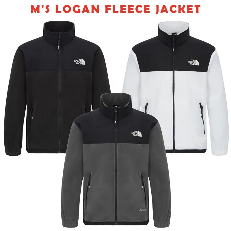 韓国正規品保証 関税負担なし NJ4FR02A MS LOGAN FLEECE JACKETデイリー 基本 着装 男子 女子 人気 韓国 ファッション 男女共用 アウトドア