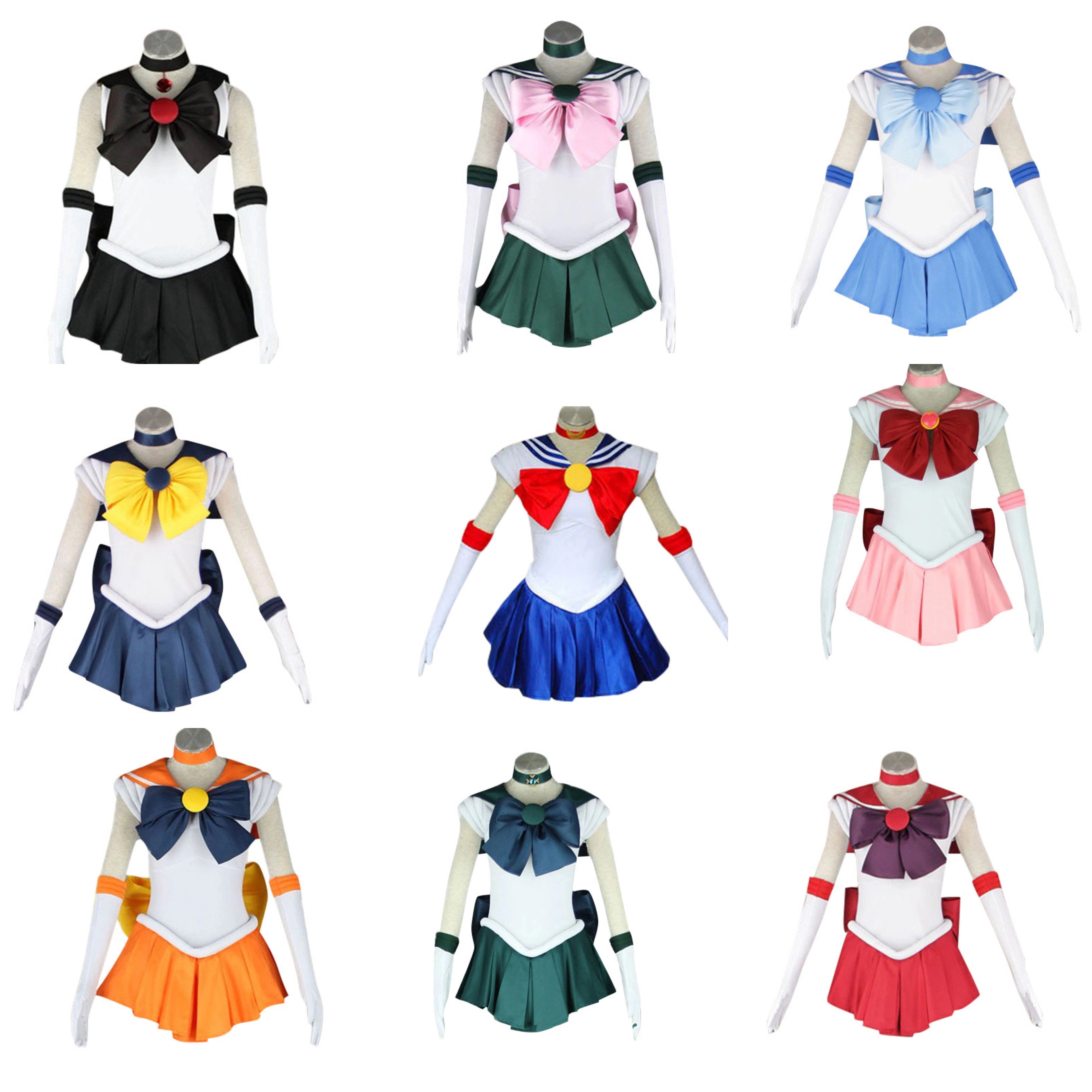 火野レイ 木野まこと水野亜美 水野亜美 【挑戦Qoo10最低価 美少女戦士セーラームーン 仮装 天王はるか コスプレCOS服 制服 】子供/大人 月野うさぎ コスチューム 変装