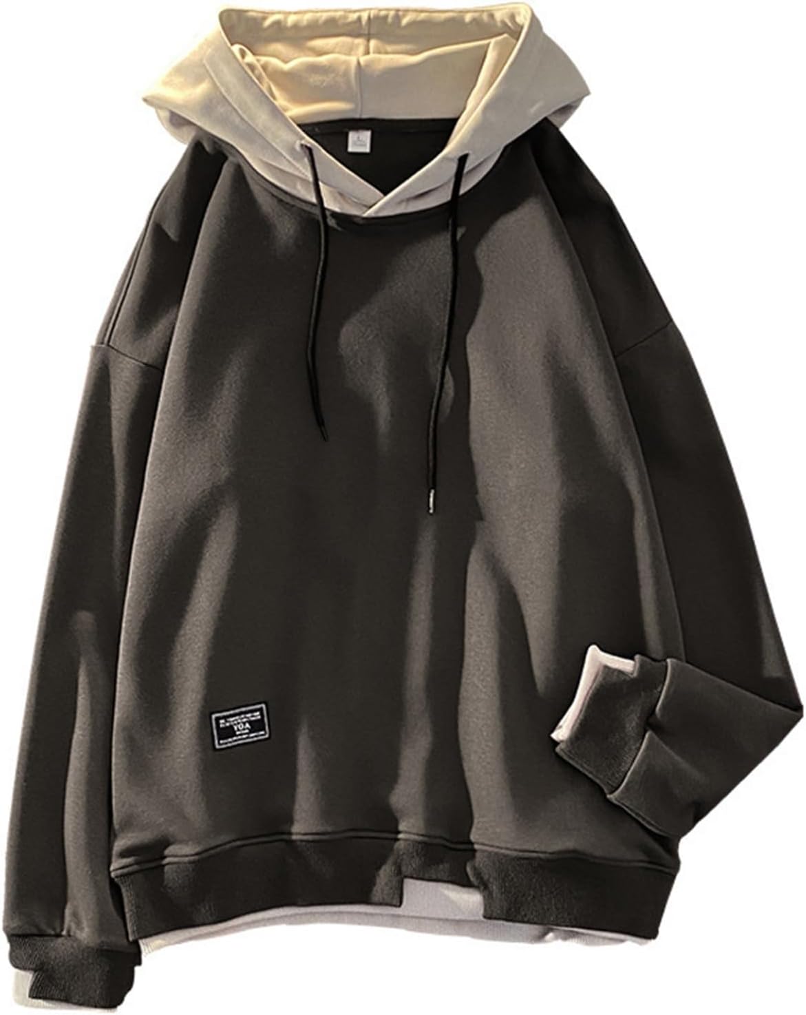パーカー メンズ 秋服 長袖 プルオーバー スウェットパーカー レイヤード風 フーディ 大きいサイズ お肌に優しい 綿 快適 プルパーカー 可愛い スウェット カジュアル ストリート 散歩 贈り物 ア