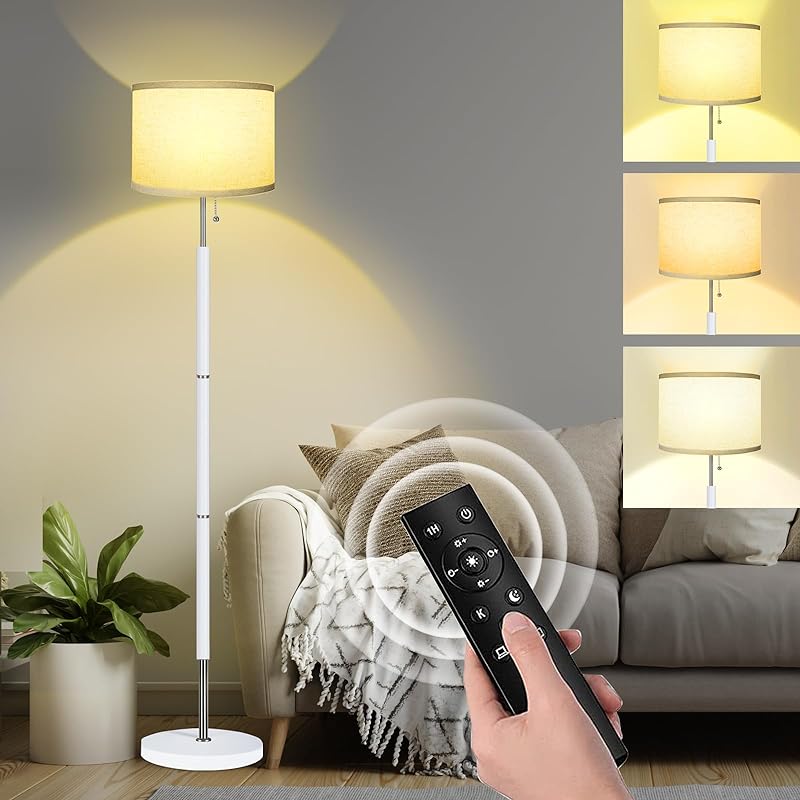 SEWWTBTLIFE フロアライト LED フロアランプ 9W スタンドライト 間接照明目に優しい 30006000k無段階調色 調光 リモコン タイマー ナイトライト 明るい フィットスイッチ 7,520円