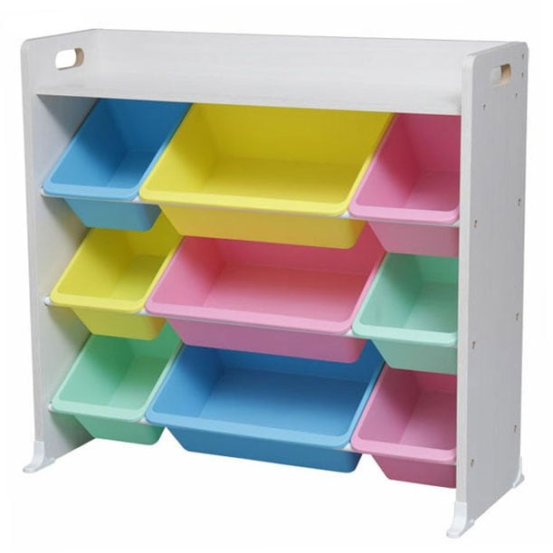 アイリスオーヤマ TKTHR-39(パステル) 天板付キッズトイハウスラック（パステル） TKTHR39パステル