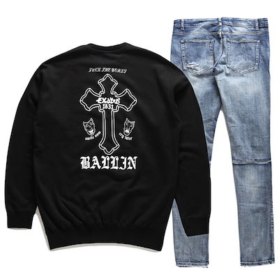 ACE FLAG 上下セット 長袖 ブランド メンズ 春秋冬用 黒 大きいサイズ