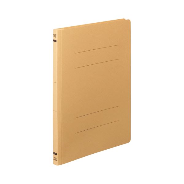 (まとめ) TANOSEE フラットファイルE A4タテ 150枚収容 背幅18mm イエロー 1セット（100冊：10冊×10パック） (×5セット)