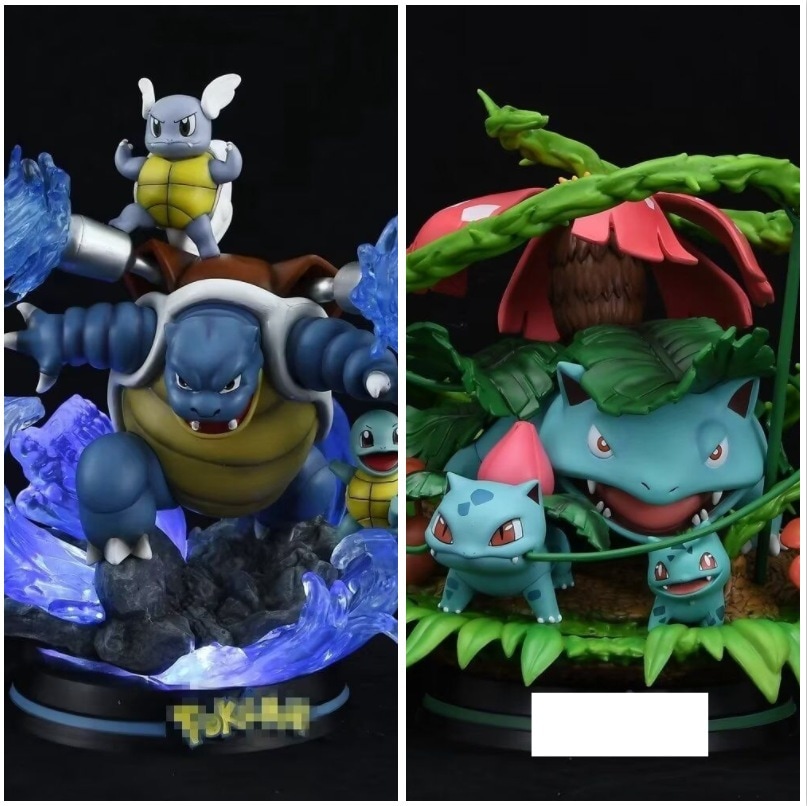 ポケモンEGG車にカメジェネカメの水矢カメフシギの種進化シーンフィギュア