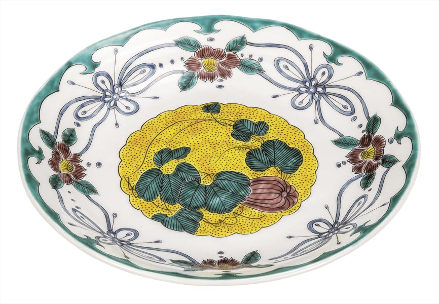 九谷焼いわたや 9号盛皿からす瓜 K9-351