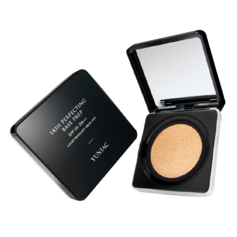 [新作](+リフィル贈呈)スキンパーフェクティング ベース プレップ フィッティング クッション 4color SPF50+ PA+++ エッセンス ペプチド パンテノール スクワラン