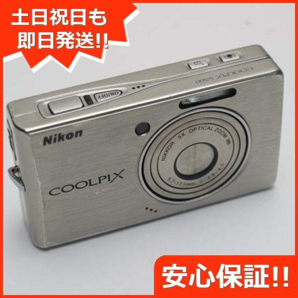 美品 COOLPIX S500 シルバー Nikon デジカメ 136