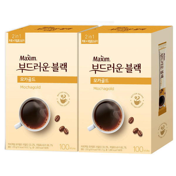 マイルドブラックモカ100T+100T/コーヒー/コーヒーミックス/KANU