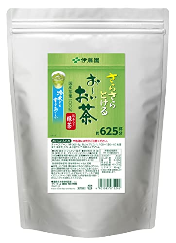おーいお茶 抹茶入り緑茶 粉末 500g チャック付き袋タイプ
