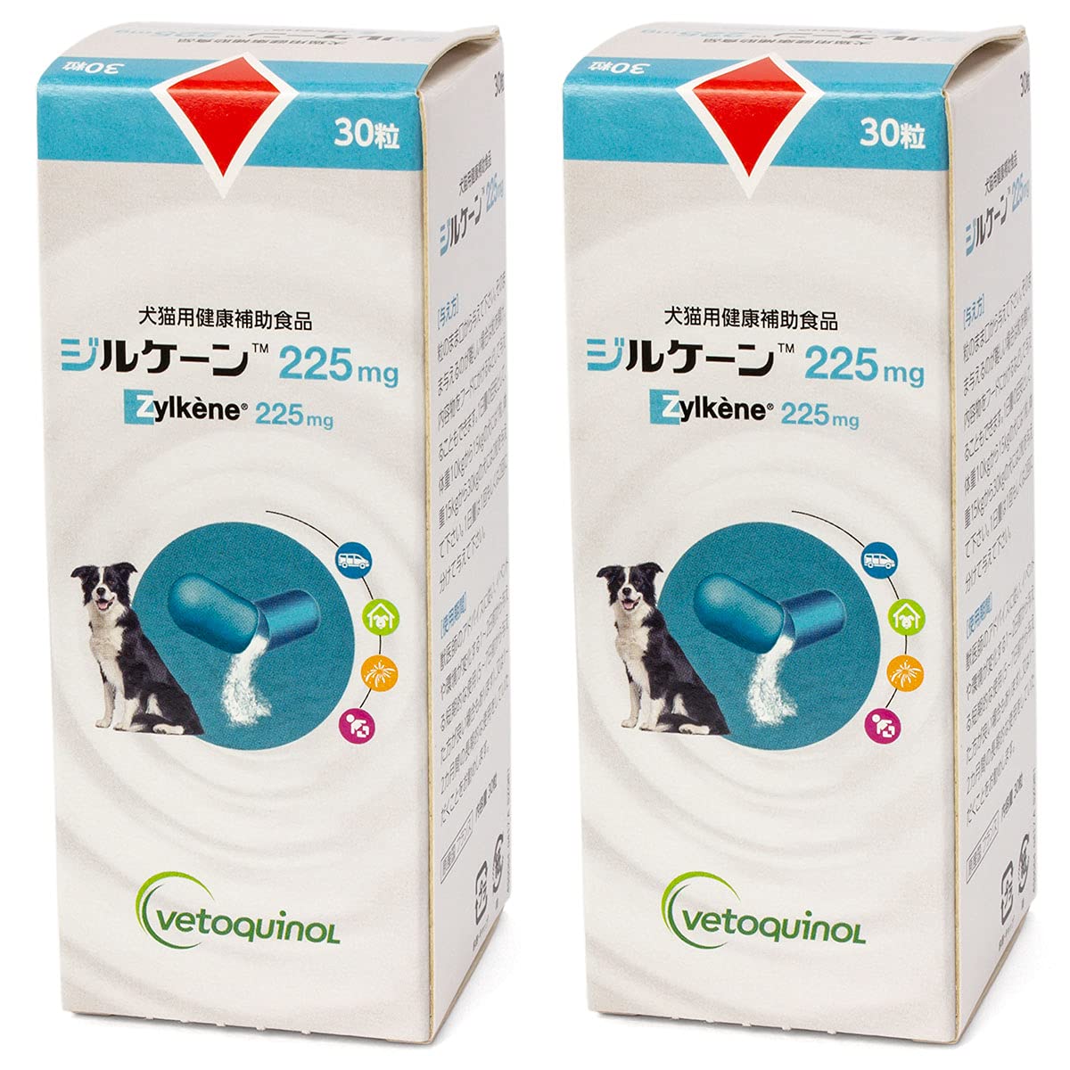 【2個セット】ベトキノール ジルケーン 225mg 30粒入
