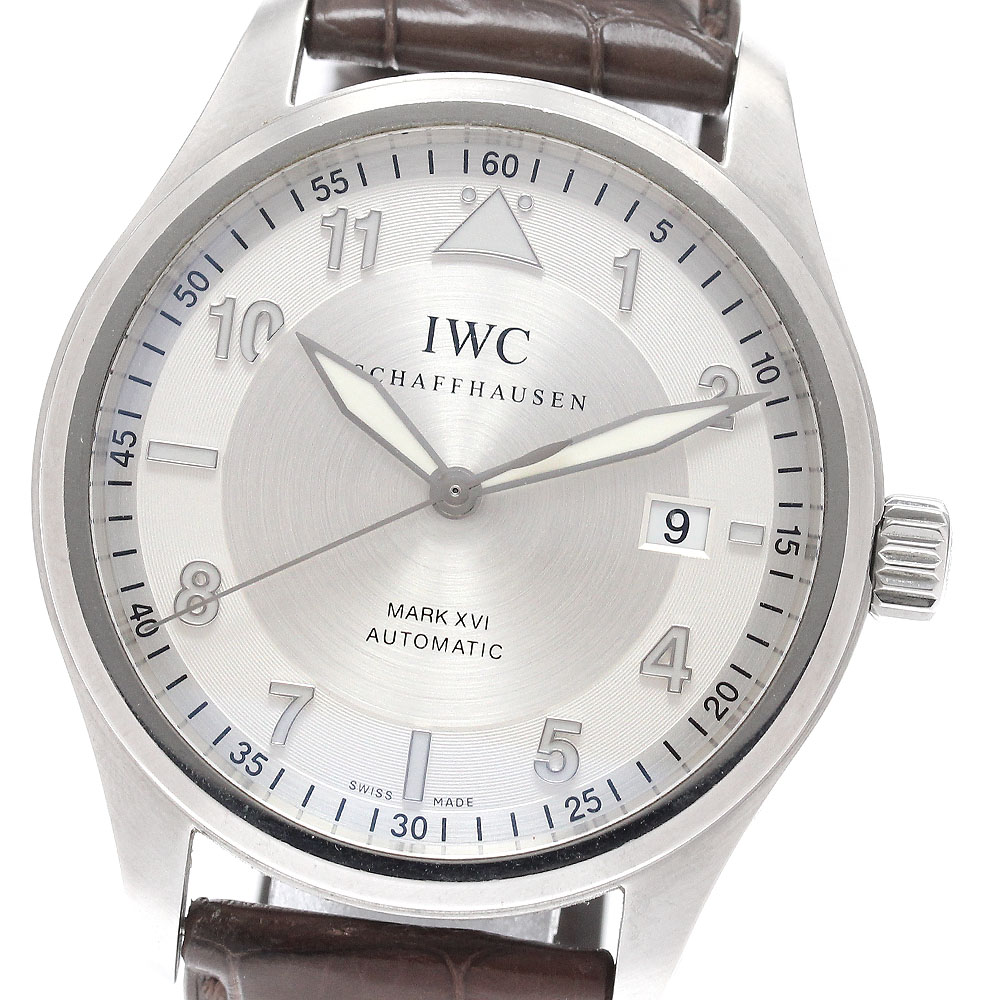 IWC IWC SCHAFFHAUSEN IW325502 スピットファイヤー マークXVI デイト 自動巻き メンズ 保証書付き_944524【中古】
