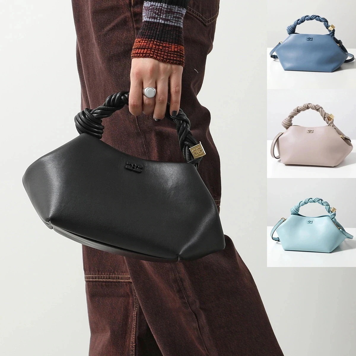 GANNI ガニー ハンドバッグ BOU BAG SMALL A5241 A5245 A5246 A6335 5894 レディース ショルダーバッグ ブーバッグ