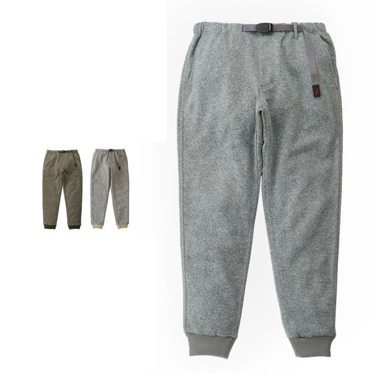 フリースパンツ メンズ ボンディングニットフリースナローリブパンツ G2FU-P018 【セール品につき返品・交換不可】