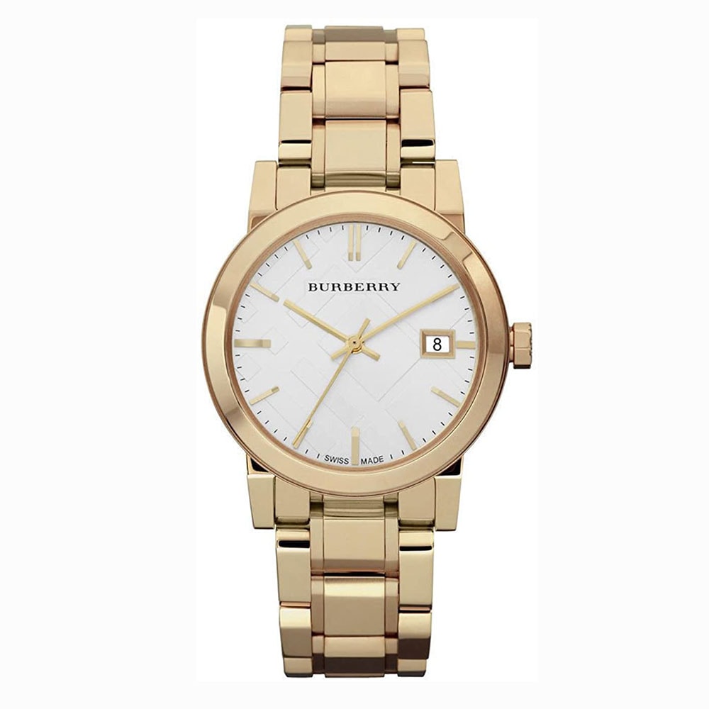 訳あり 箱なし 付属品なし バーバリー 時計 レディース 腕時計 手表 シティ ゴールド デイカレンダー BU9103 時計 誕生日ギフト 記念日 ポイント消化