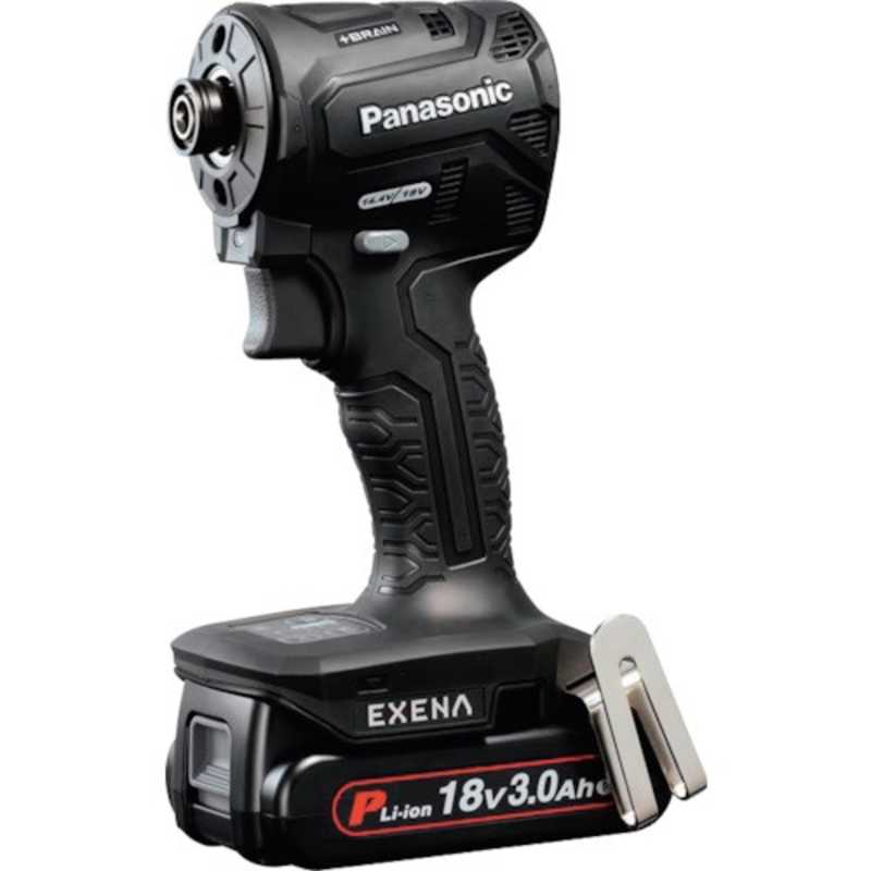 パナソニック　Panasonic　ＥＸＥＮＡ　充電インパクトドライバー　１８Ｖ３．０Ａｈ電池セット　黒　EZ1PD1N18D-B