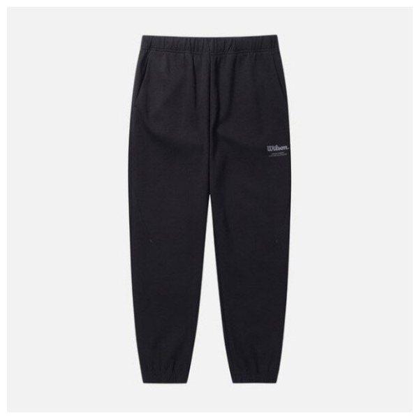 M パンツ LQC W243003LFP81-BLK ユニ エッセンシャル テク コットン ジョガーパンツ