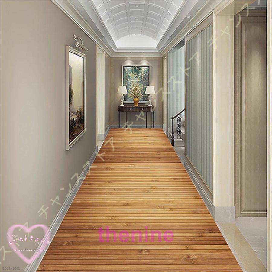 ロングカーペット 北欧 おしゃれ マット 花柄 モダン ラグロングカーペット 廊下 廊下敷き 廊下マット ラグマット 廊下敷きマット じゅうたん カーペット