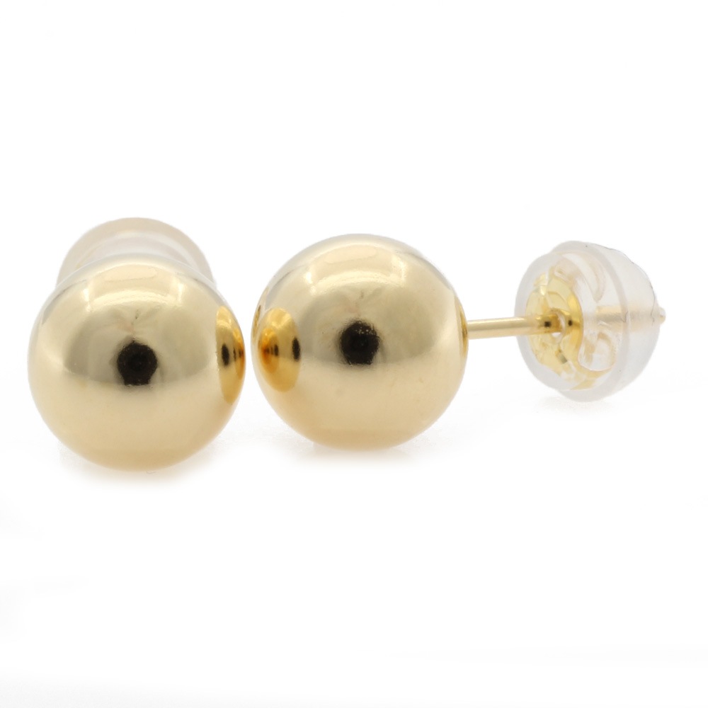 丸玉 7ｍｍ ボール ピアス 18金 K18ゴールド 新品