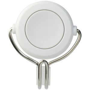 （まとめ）超強力マグネットフック 小 耐荷重約1.5Kg 白 MG-731-W 1個 [x15]