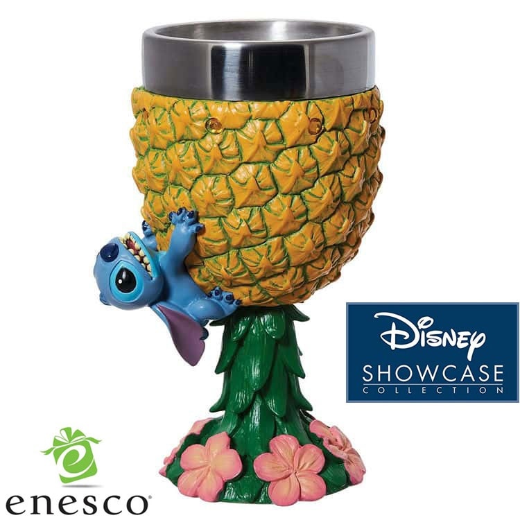 enesco(エネスコ) Disney Showcase スティッチ パイナップル ゴブレット ディズニー フィギュア コレクション 人気 ブランド ギフト クリスマス 贈り物 プレゼントに最適