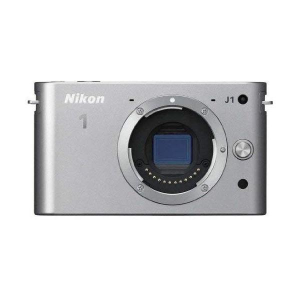【中古】ニコン Nikon J1 ボディ シルバー SDカード付き