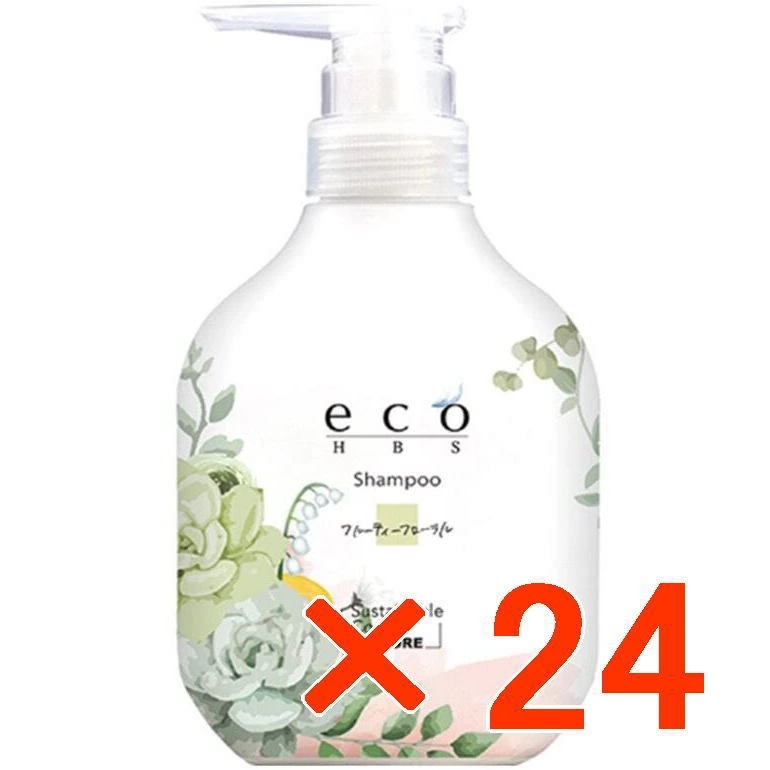 【送料無料】 パイモア エコエイチビーエス シャンプー 500ml フルーティーフローラル 24個セット ／ 美容室専売品　ヘアシャンプー