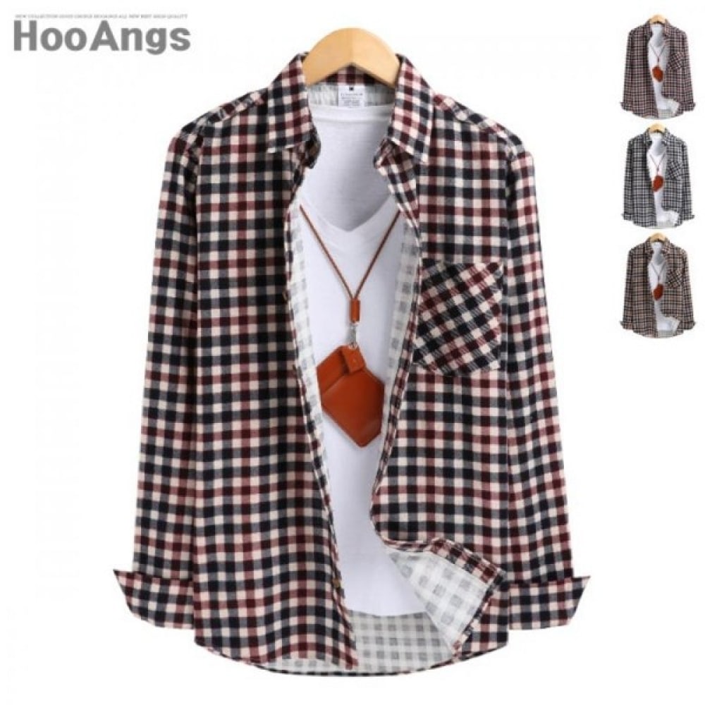 (フアンセ) ロングスリーブ MS007 チェックナンバン SMST4047