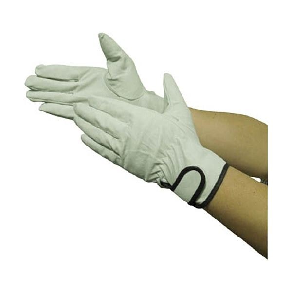 （まとめ）ユニワールド 革手工房 豚クレスト マジック LL 350-LL 1双 [x3セット]