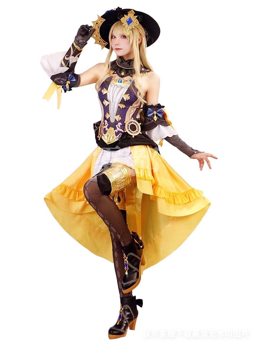 メガ割 娜维娅·卡萨帕 セットアップ Genshin コスプレ Caspar Navia 原神 ナヴィア・カスパールイベント用品 変装 仮装