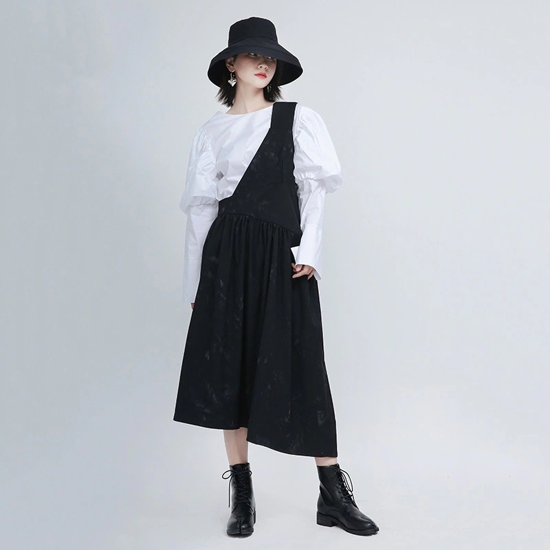 【FASHION良品】 ワンショルダー オシャレ キャミワンピ 絞り染め サロペット レディース 新30%までに制限 5,316円