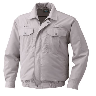 KU9054F 空調服 ポリエステル製 フルハーネス対応 シルバー LL 【公式