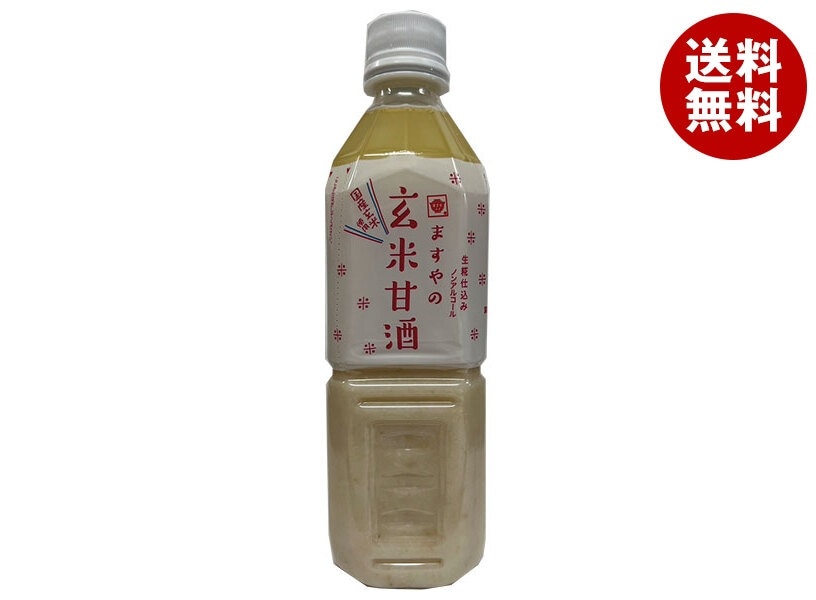 ますやみそ 玄米甘酒 500mlPET＊12本入